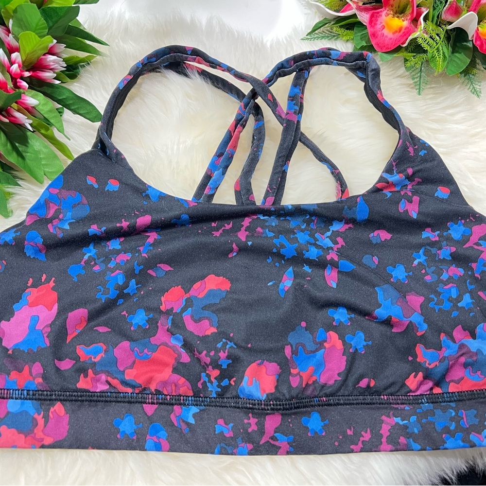 lululemon athletica Black and Pink Sports Bra Intimates